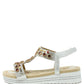 Diamante and Beaded Wedge