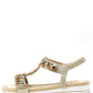 Diamante and Beaded Wedge