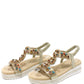 Diamante and Beaded Wedge