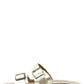 Soft Metallic Double Strap Sandal