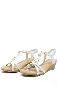 Starfish Braided Wedge Sandal