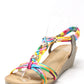 starfish beaded wedge sandal
