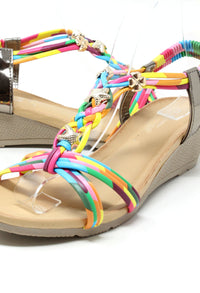 Starfish Braided Wedge Sandal