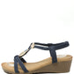 Disc Wedge Sandal