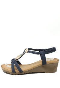 Disc Wedge Sandal