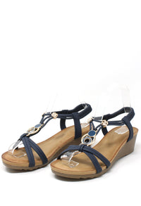 Disc Wedge Sandal