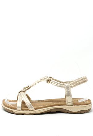 Braided Charm Sandal