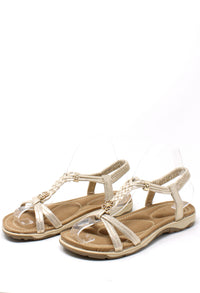 Braided Charm Sandal