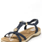 navy sandal