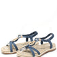 Disc and Floral Gem Sandal