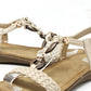 Wooden and Braid Sandal