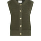 Gold Button Knitted Vest