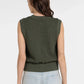 Gold Button Knitted Vest