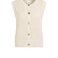 Gold Button Knitted Vest