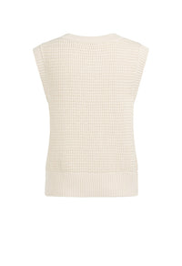 Gold Button Knitted Vest