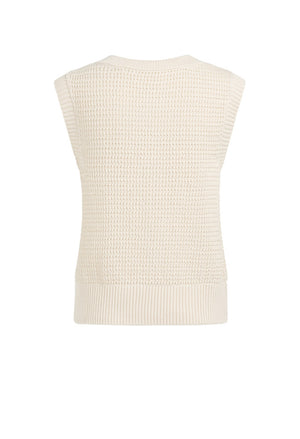 Gold Button Knitted Vest