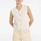 Gold Button Knitted Vest