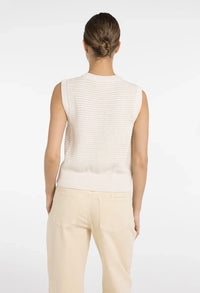 Gold Button Knitted Vest