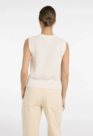 Gold Button Knitted Vest