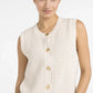 Gold Button Knitted Vest