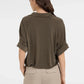 Pleated Sleeve Jersey Top
