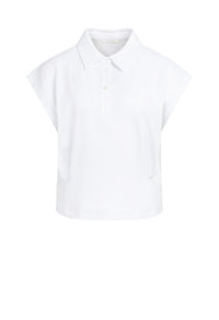 Sleeveless jersey blouse