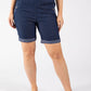 Pull On Denim Bermuda Shorts