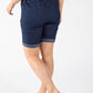 Pull On Denim Bermuda Shorts
