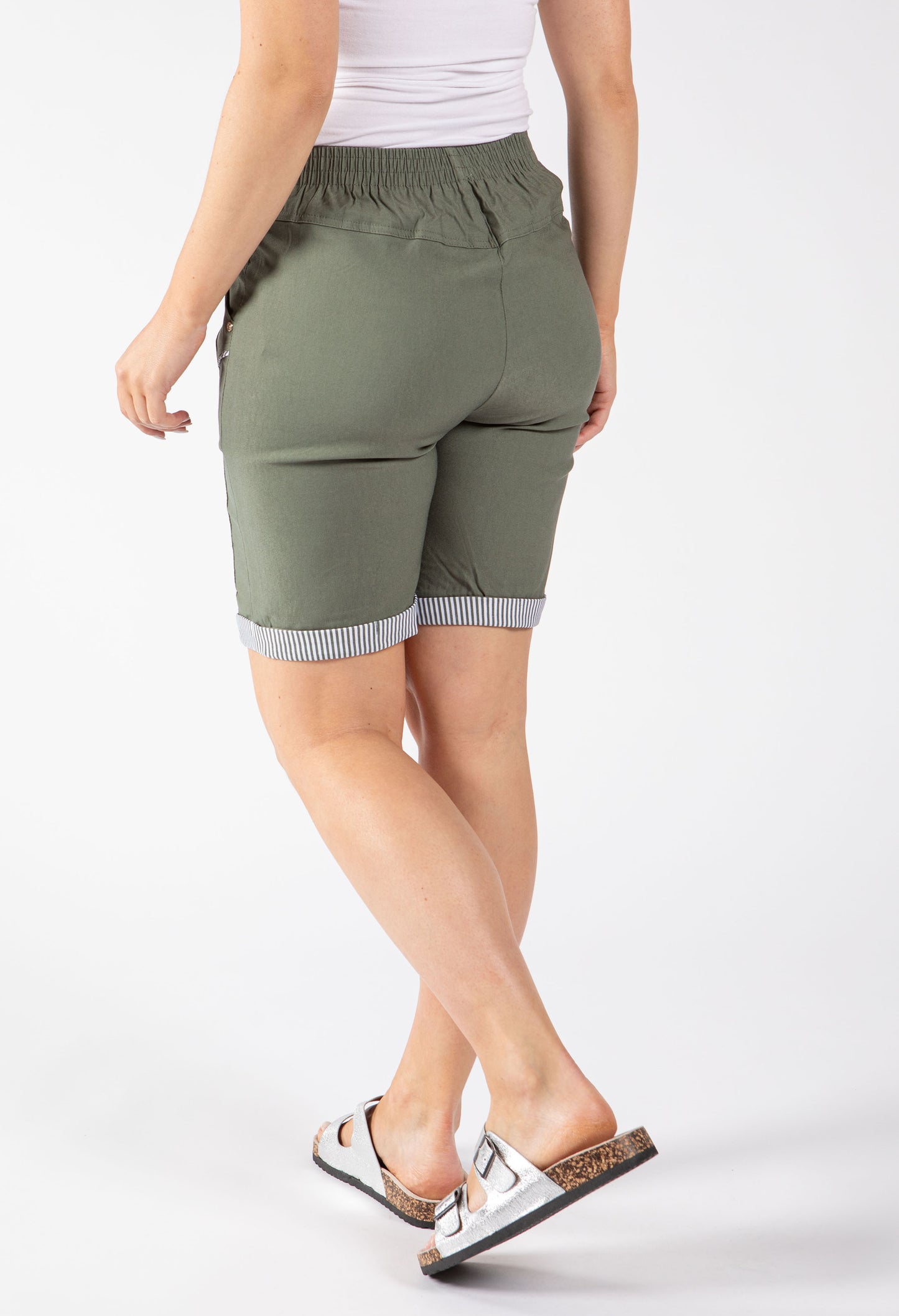 Pull On Bermuda Shorts