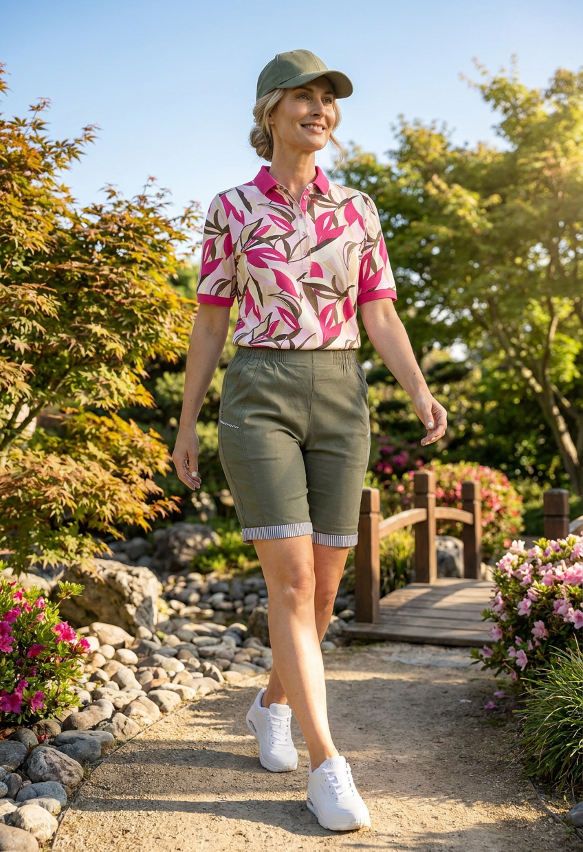 Pull On Bermuda Shorts