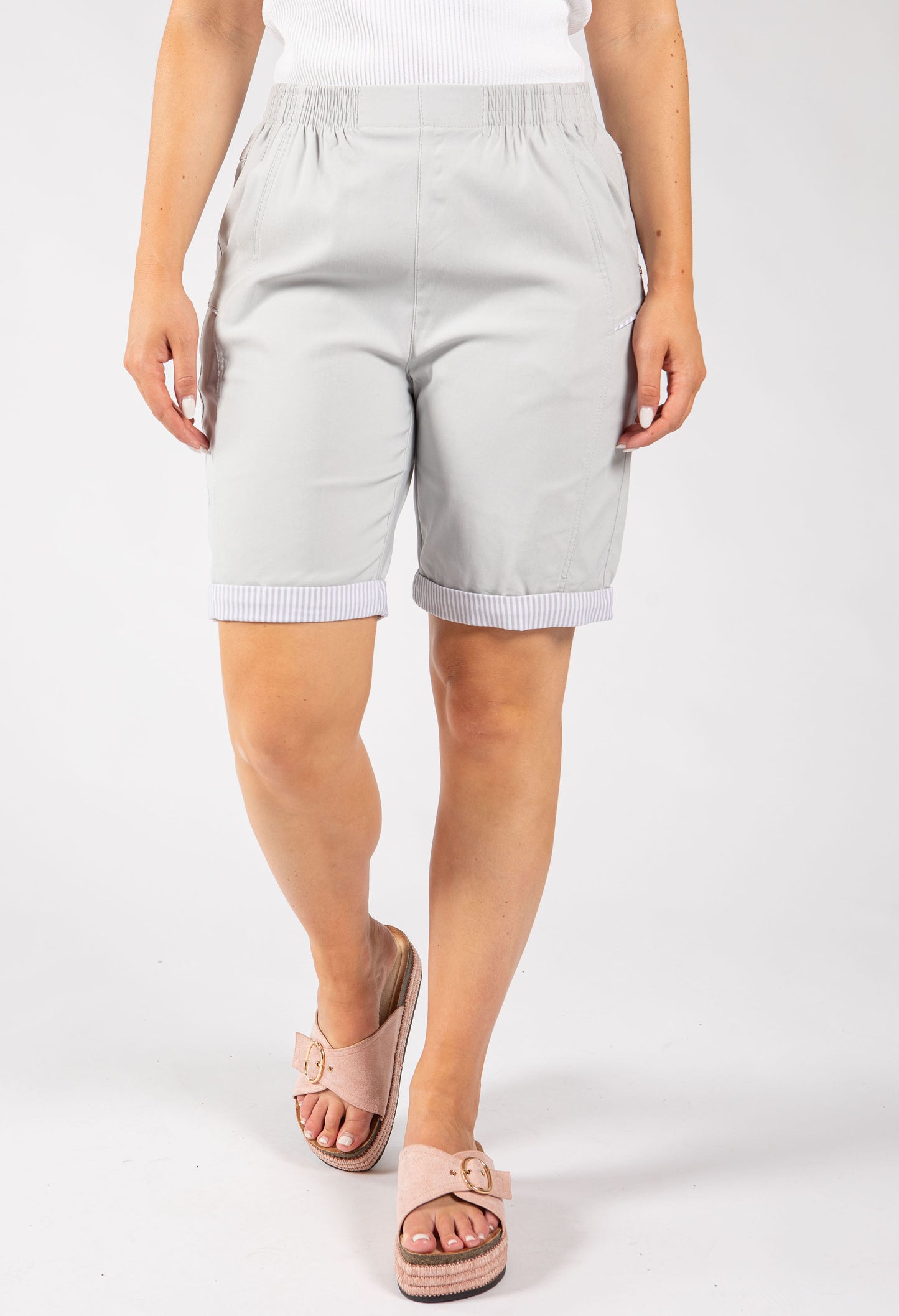 Pull On Bermuda Shorts