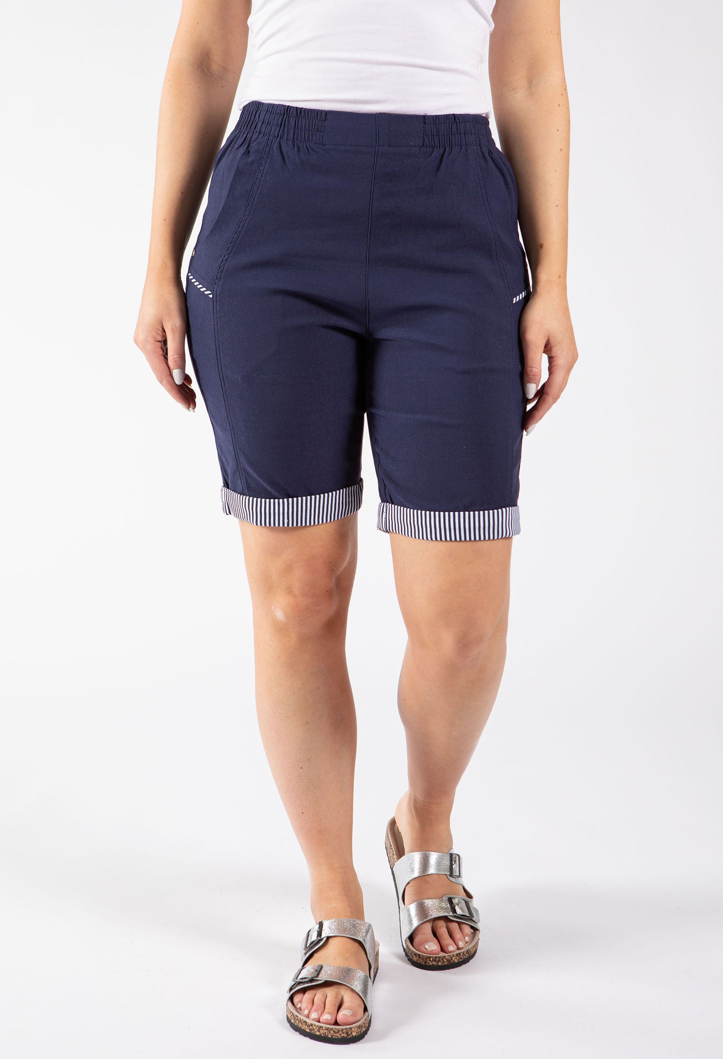 Pull On Bermuda Shorts