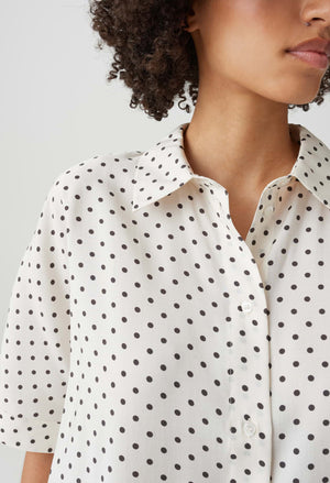 Farise Polka Dot Blouse