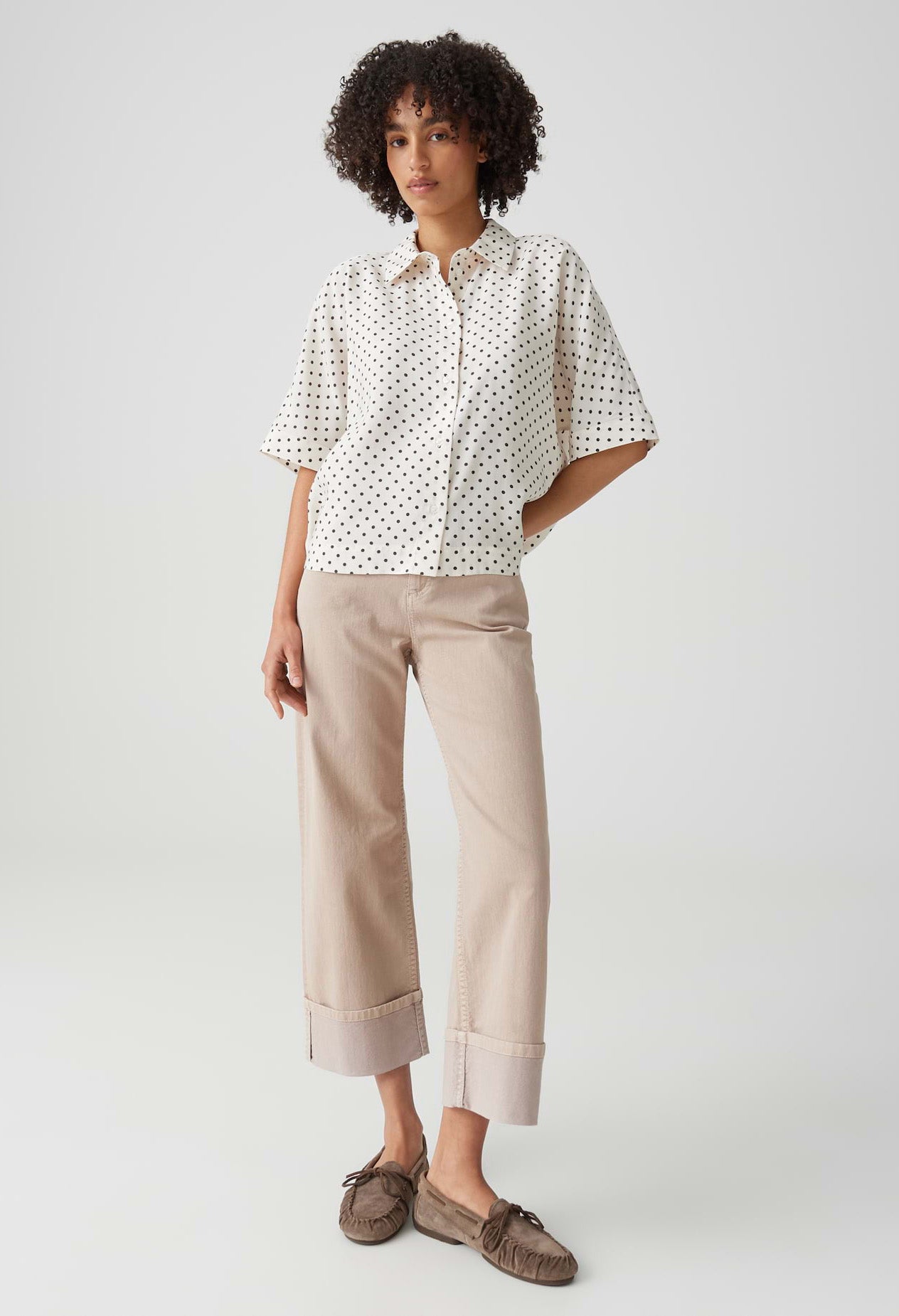 Farise Polka Dot Blouse