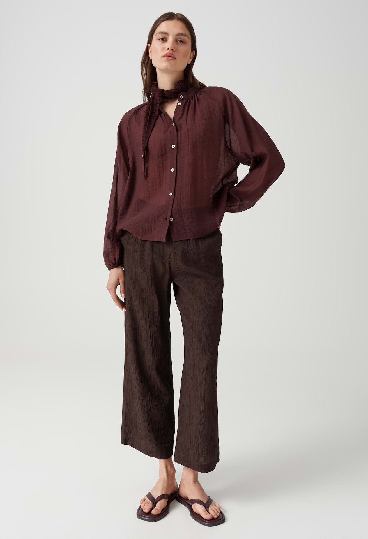 Fabrielle Oversized tunic blouse
