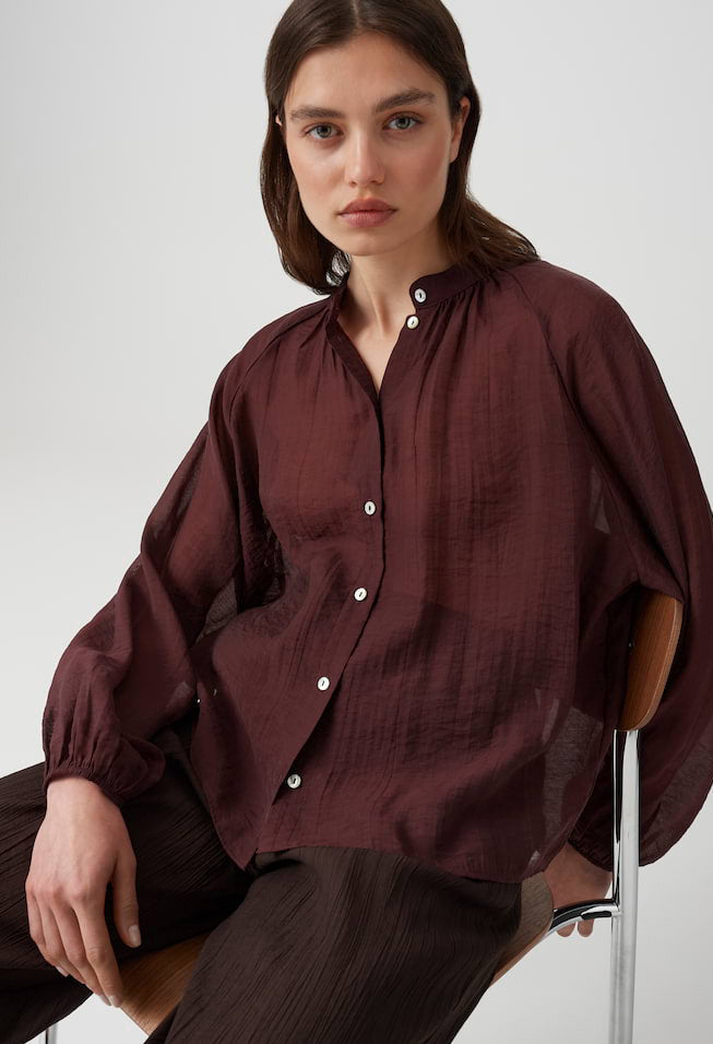 Fabrielle Oversized tunic blouse