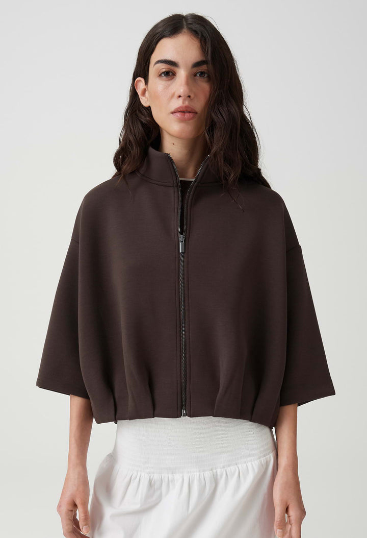 Galtos Sculptural Zip-Up Jacket