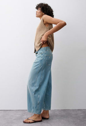 MARI LEAP Barrel Jeans