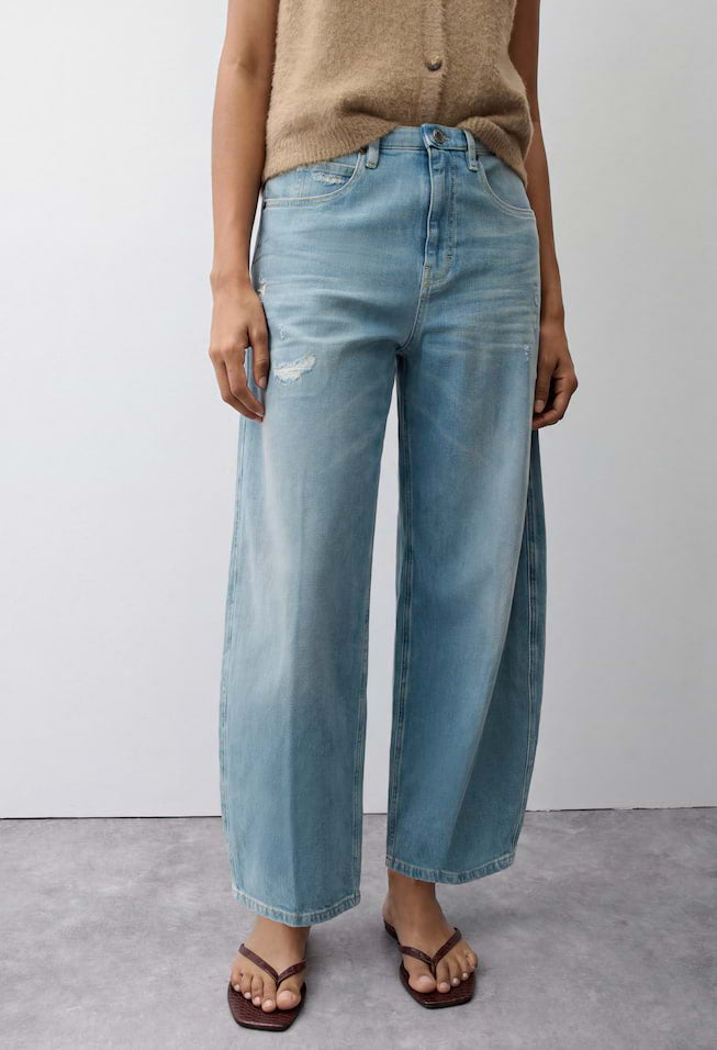 MARI LEAP Barrel Jeans