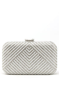 Pearl and Diamante Clutch Bag