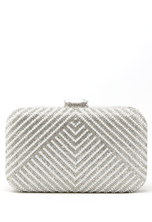 Pearl and Diamante Clutch Bag
