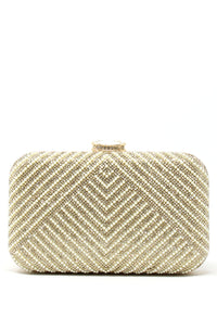 Pearl and Diamante Clutch Bag