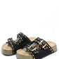 Studded Double Strap Sandals