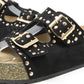 Studded Double Strap Sandals
