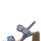Shimmer Double Strap Heel