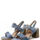 Shimmer Double Strap Heel