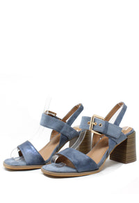 Shimmer Double Strap Heel