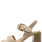 Shimmer Double Strap Heel
