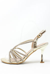 Diamante Strap Heels