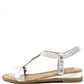 Metallic Twist Sandal